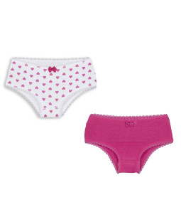 Gatke za Deklice - Roza Srčki - Komplet 2/1